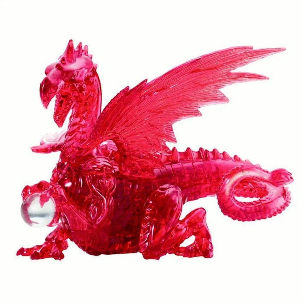 3D Crystal Puzzle - Red Dragon