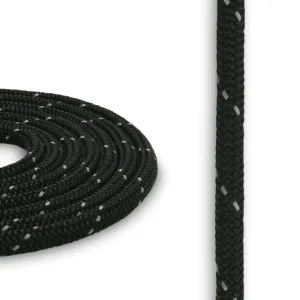 5mm Reflective Cord - Black