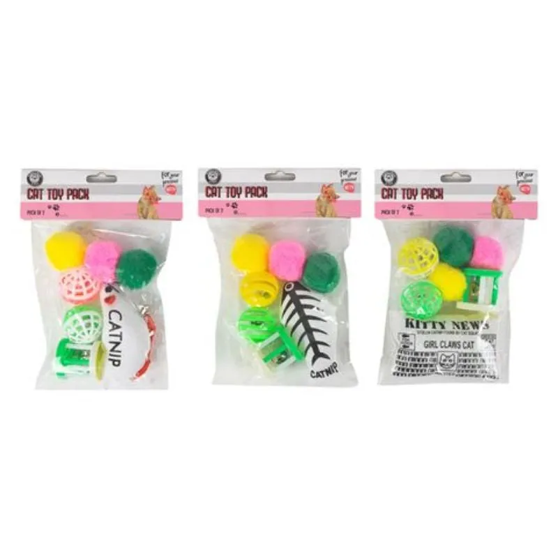 7 Pack Cat Toys