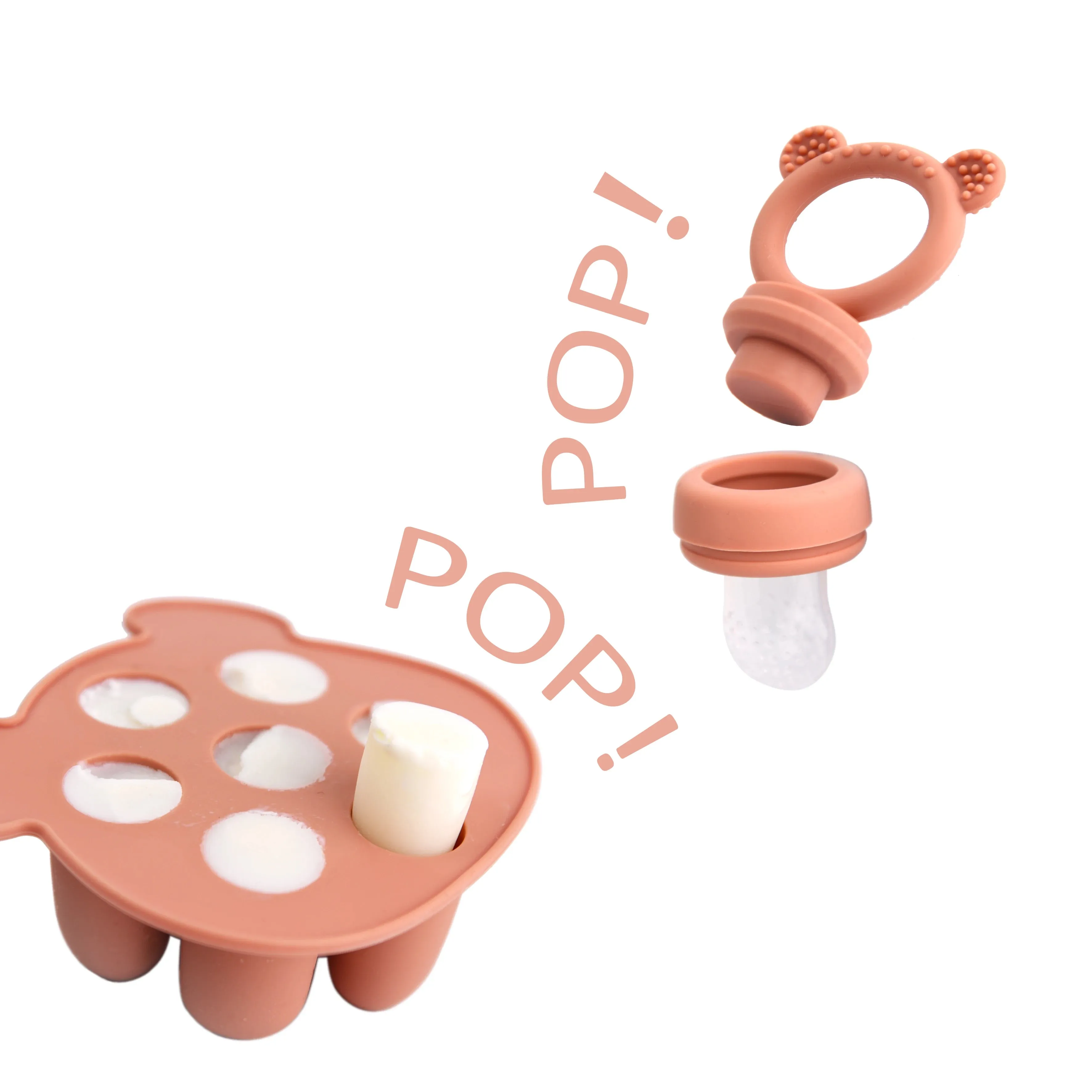 Baby Fruit Milk Feeder Set Pacifier & Tray