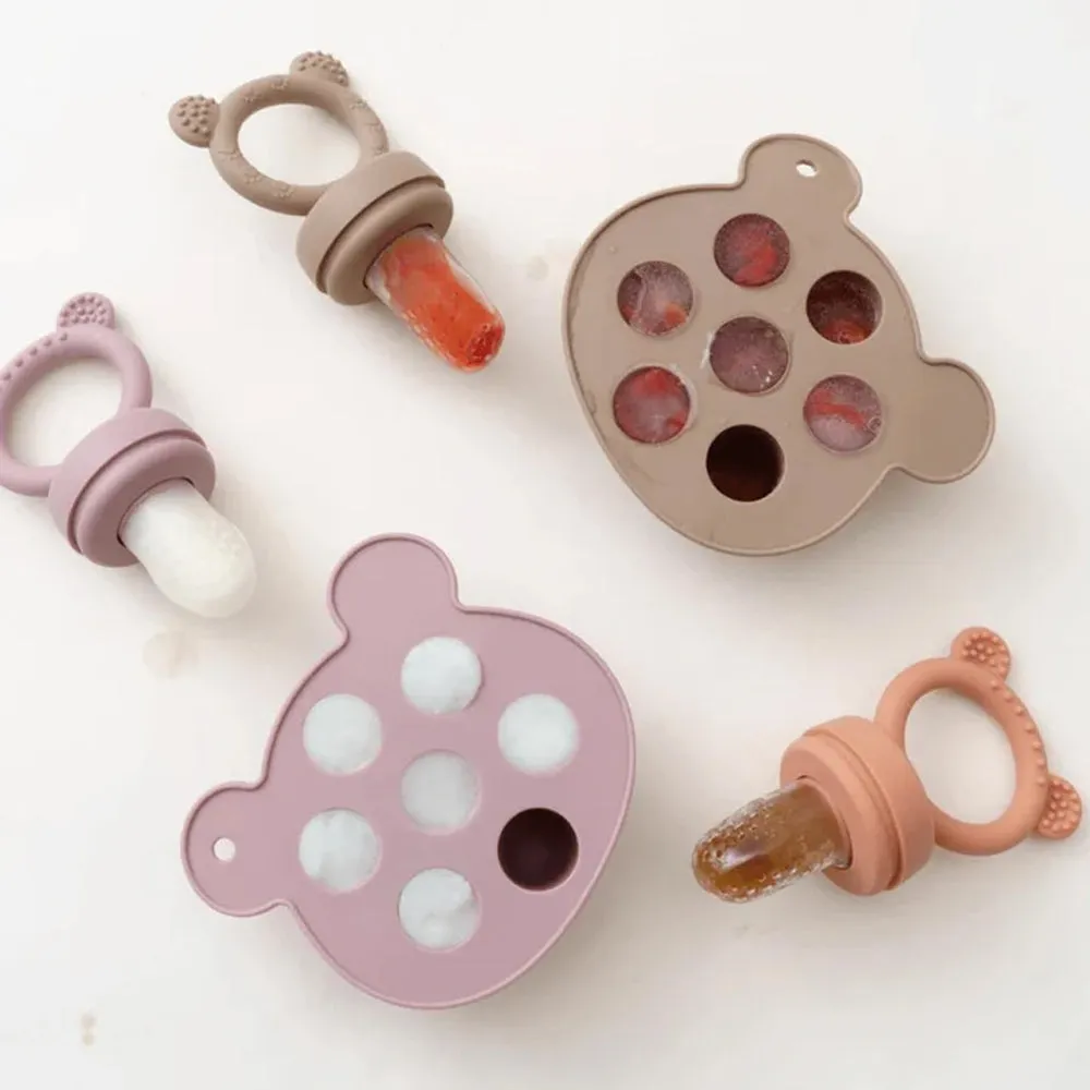 Baby Fruit Milk Feeder Set Pacifier & Tray