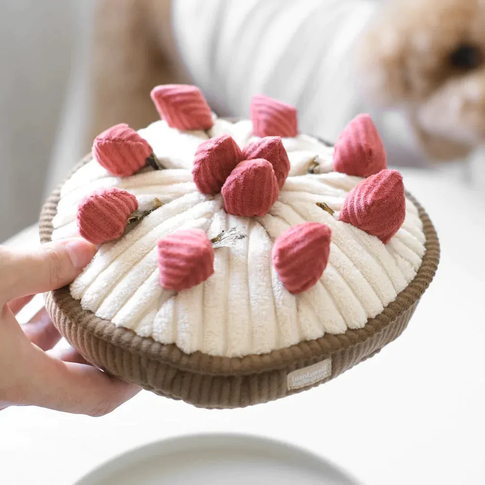 BERRY TART snuffle   squeaky toy