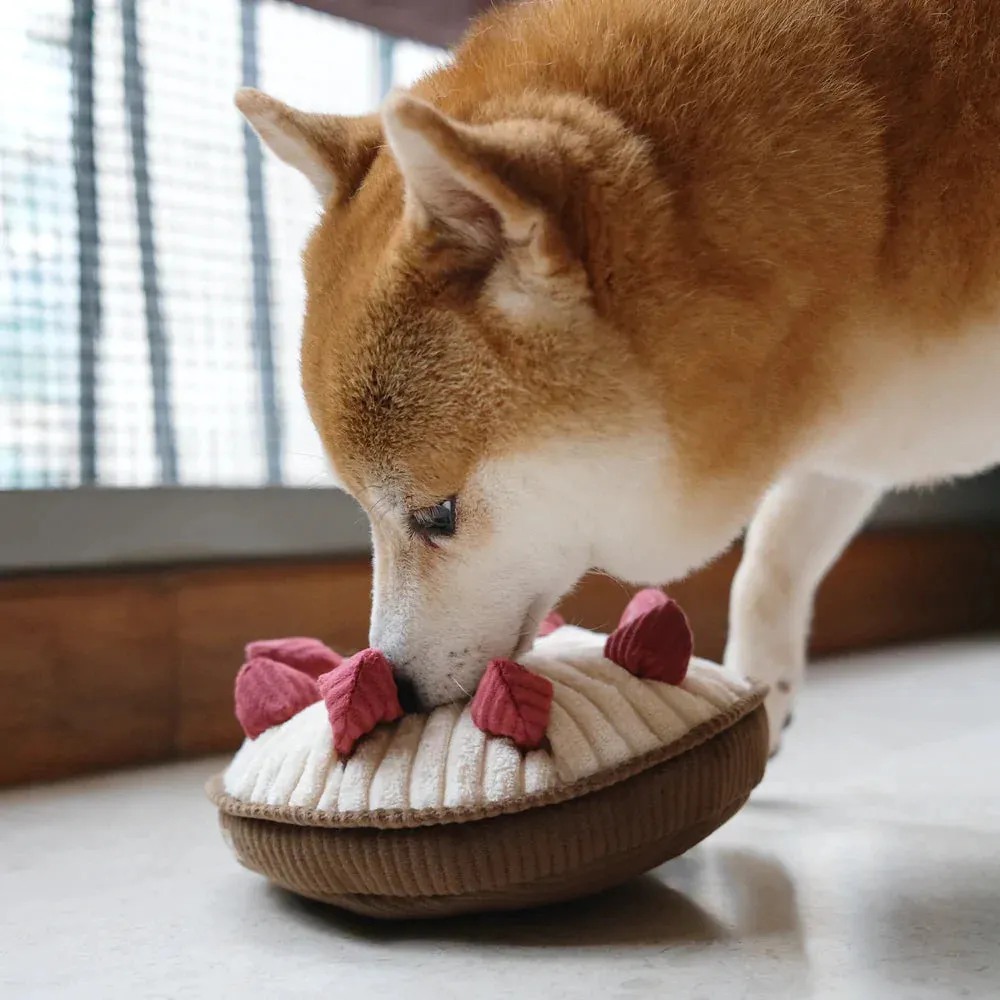 BERRY TART snuffle   squeaky toy