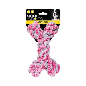 Bone Shaped Rope Tug Dog Toy (Assorted)