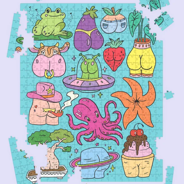 Butts | 500 Piece Jigsaw Puzzle