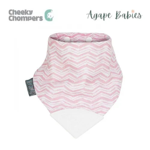 Cheeky Chompers Muslin Neckerchew Rosy Days