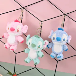 Colorful Stitch Plush Keychain