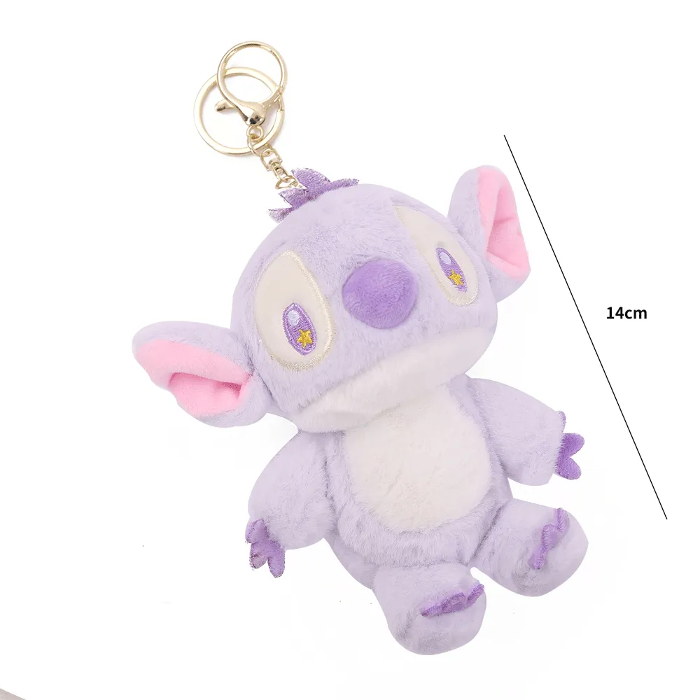 Colorful Stitch Plush Keychain