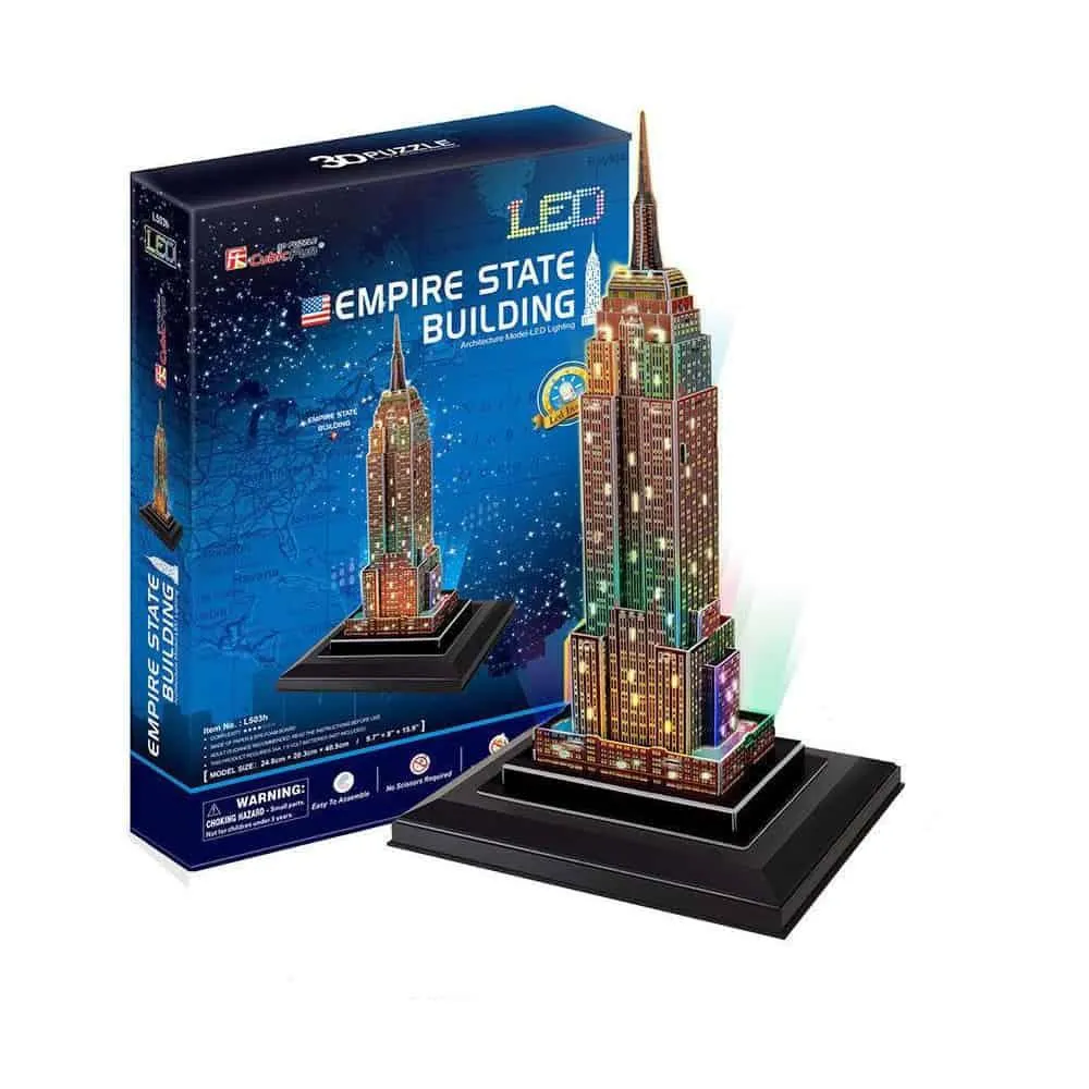 CubicFun L503H Empire State Building 3D Puzzle 38 Pieces