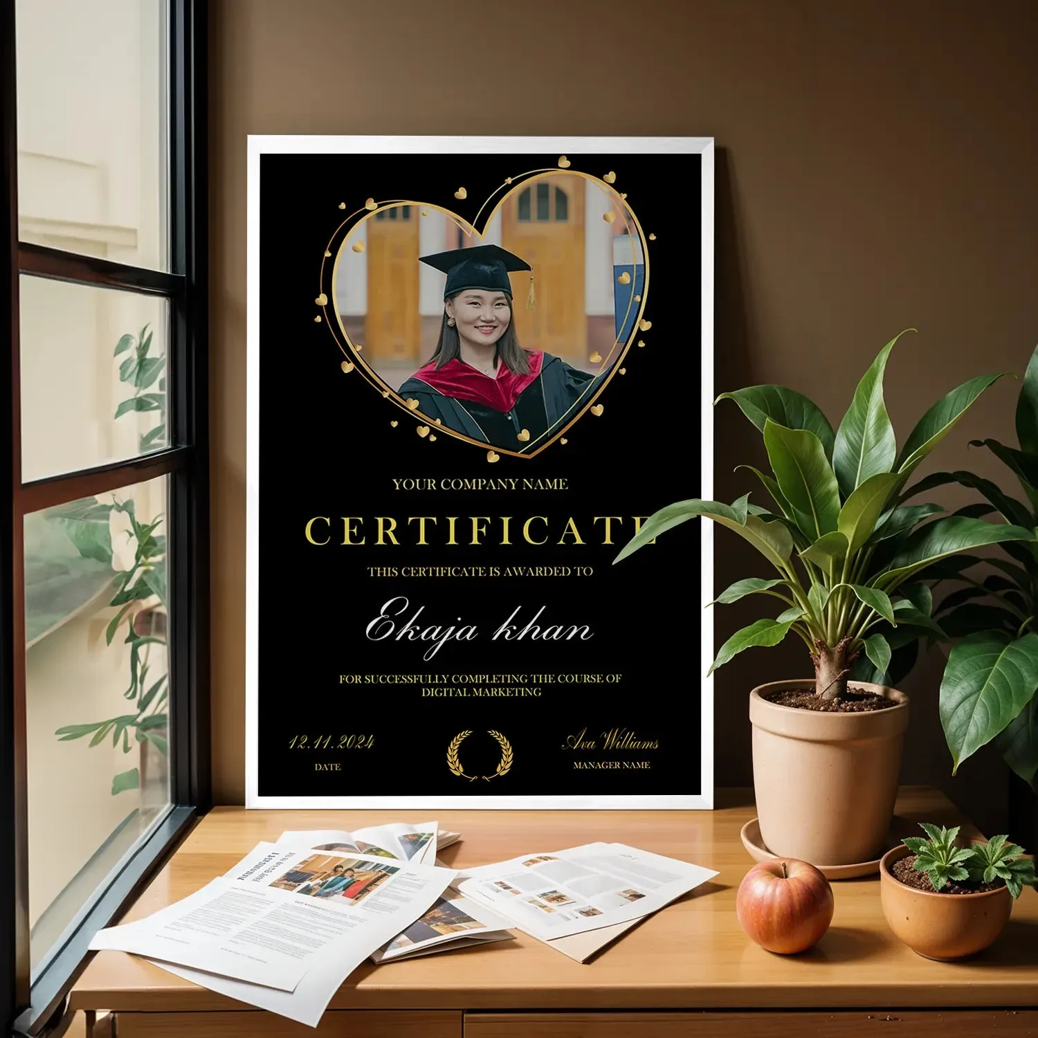 Customized Certificate of Course Completion