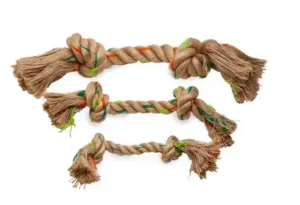 Define Planet Double Knot Hemp Rope Dog Toy