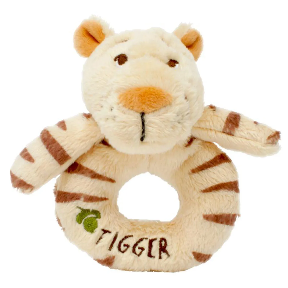 Disney Classic Pooh Hundred Acre Wood Tigger Ring Rattle Soft Toy