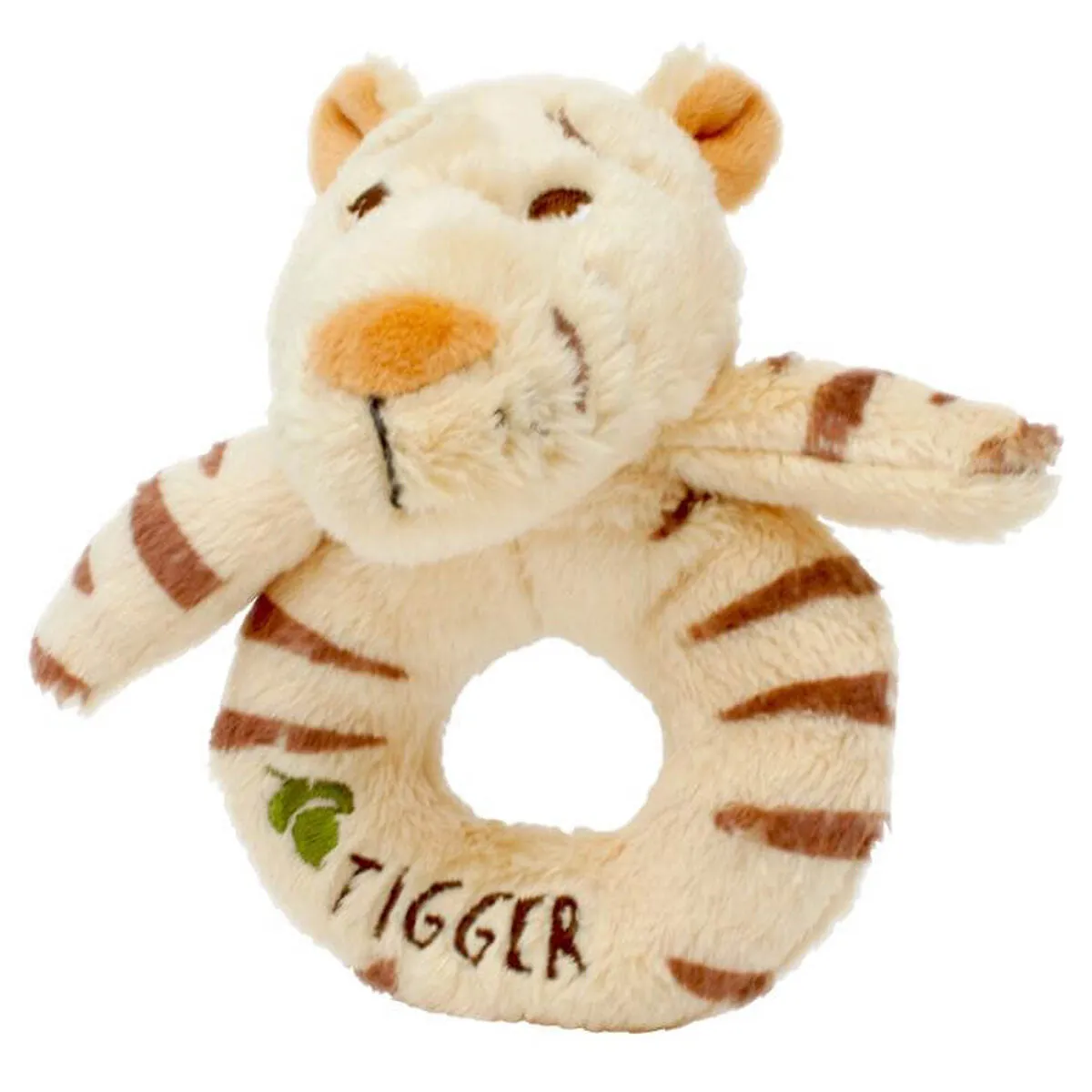 Disney Classic Pooh Hundred Acre Wood Tigger Ring Rattle Soft Toy