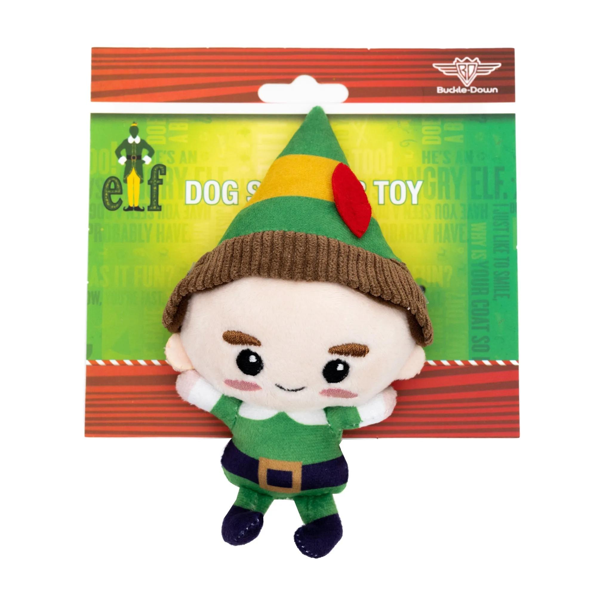 Dog Toy Squeaker Plush - Elf Chibi Buddy Full Body Pose