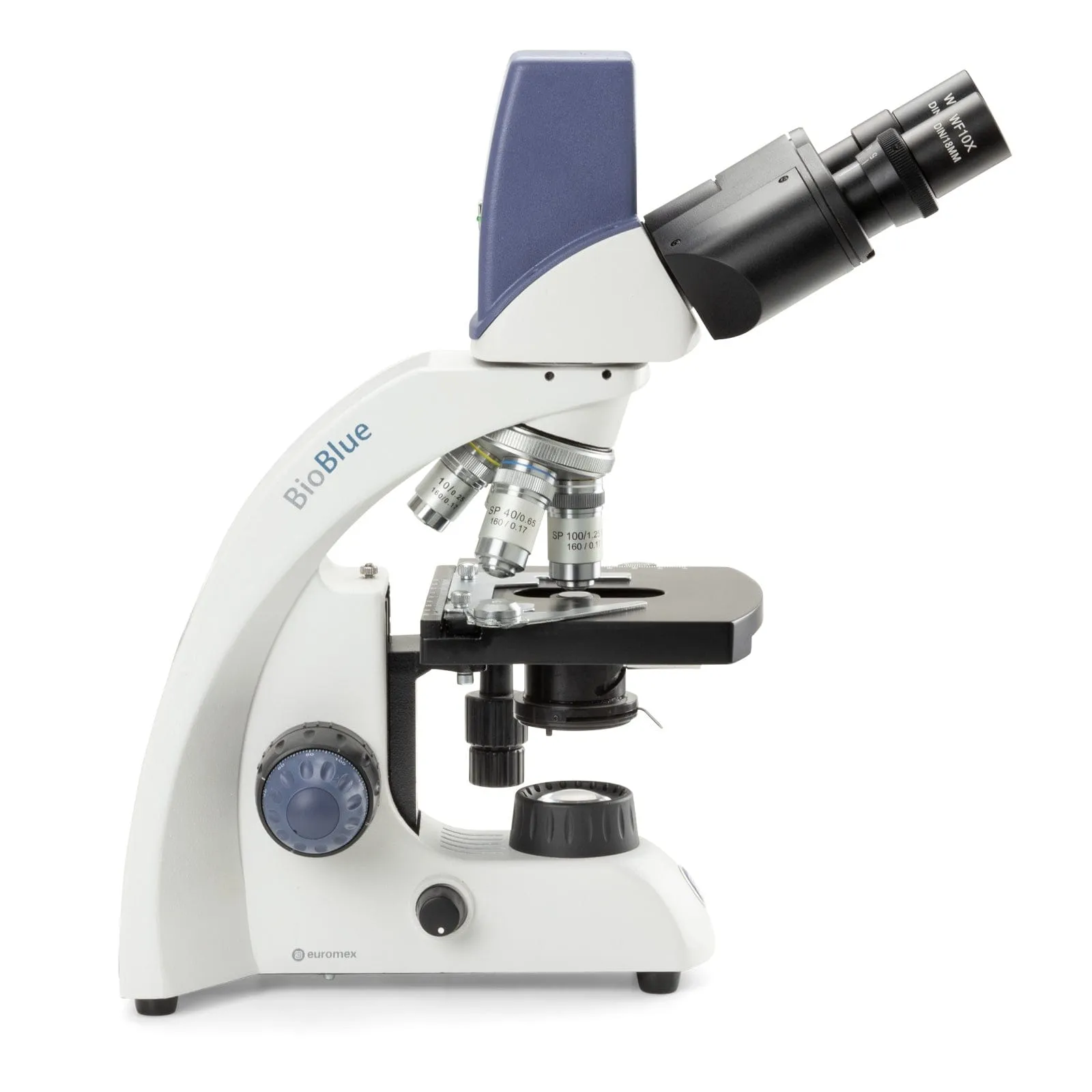 Euromex BioBlue Series Portable Binocular Compound Digital Microscope w/ 5.0MP Integrated Digital Camera