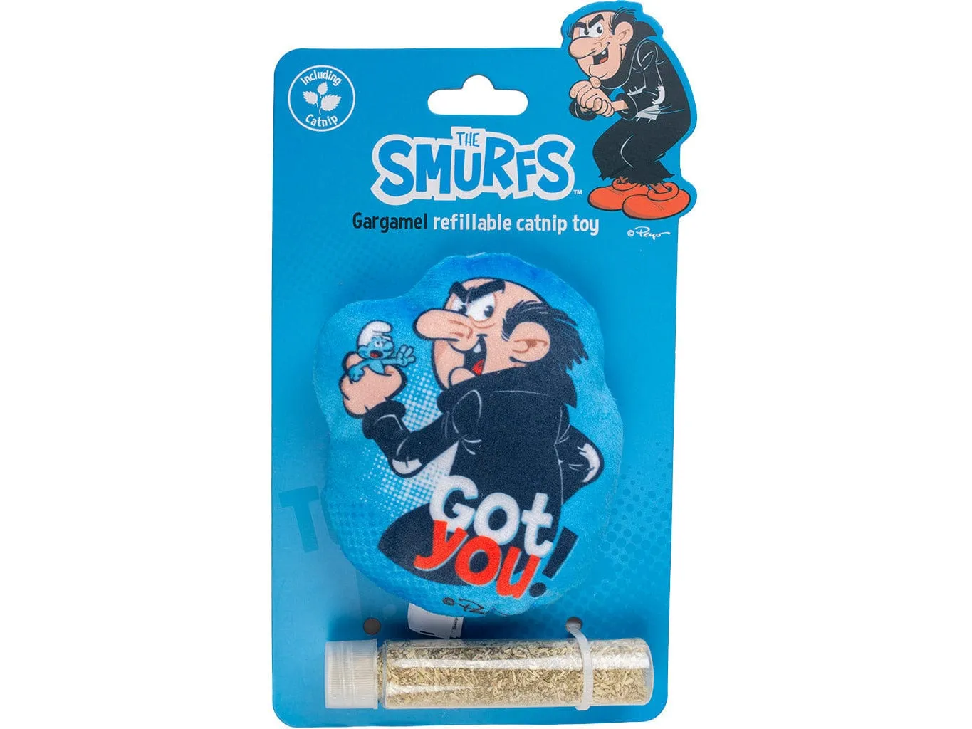 Gargamel catnip toy 9x2x10cm blue