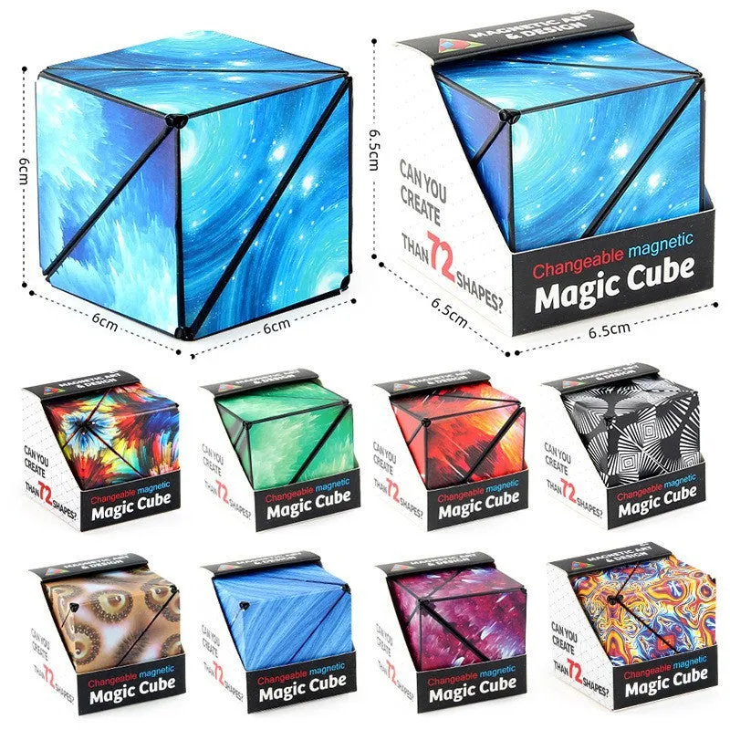 Geometric Magnetic Transforming Puzzle Cube, TO0073