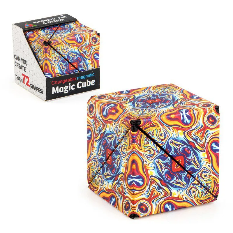 Geometric Magnetic Transforming Puzzle Cube, TO0073