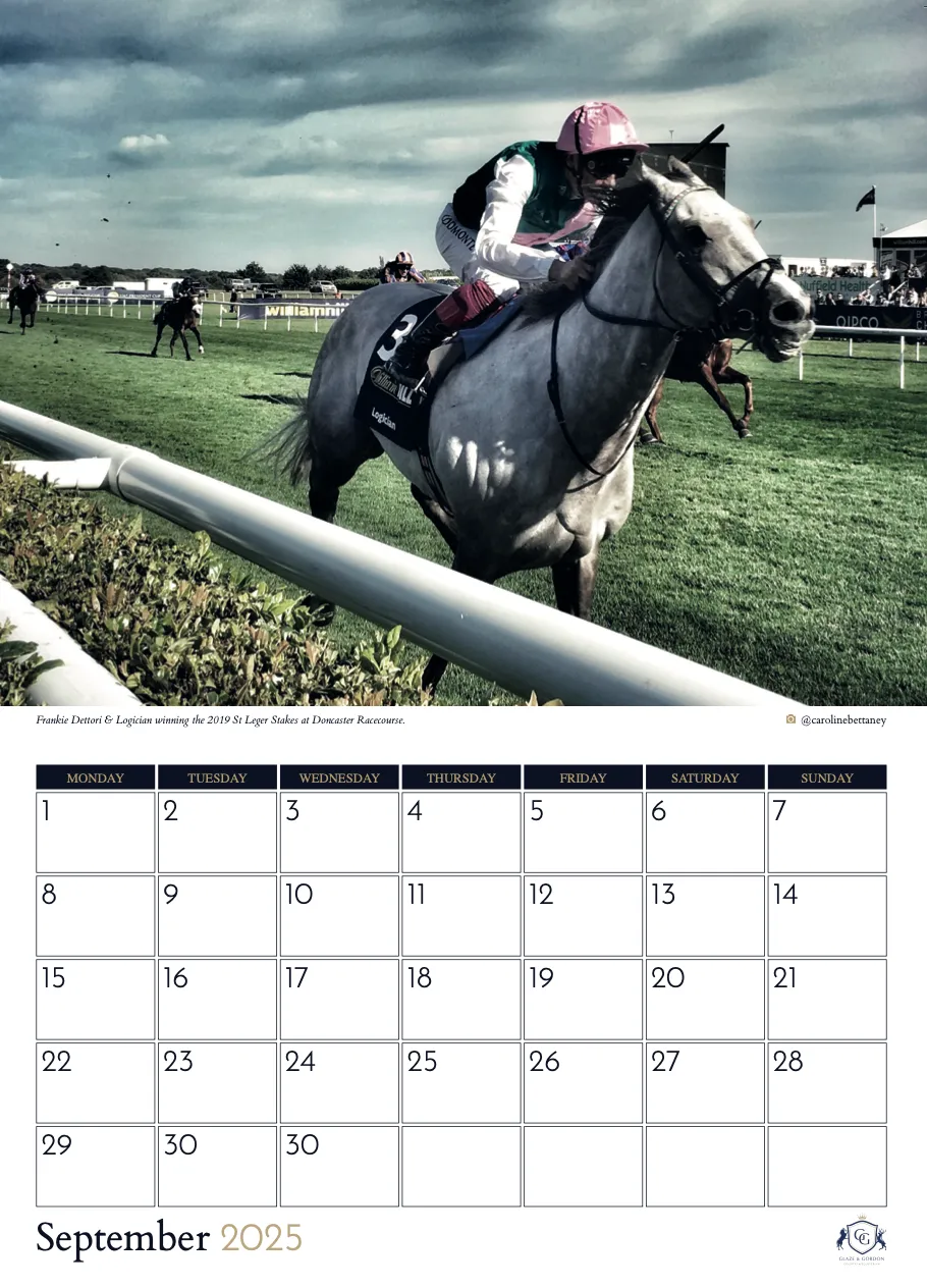 Glaze & Gordon Equestrian Charity Calendar 2025