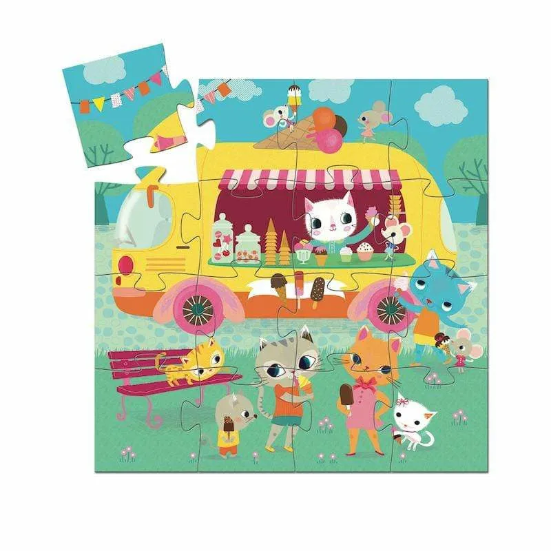 Ice Cream Truck Mini Jigsaw Puzzle