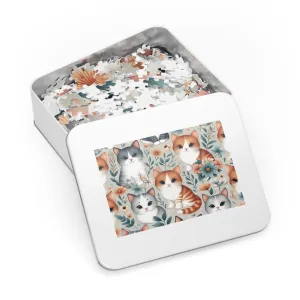 Jigsaw Puzzle, Cats, Personalised/Non-Personalised (30, 110, 252, 500,1000-Piece)