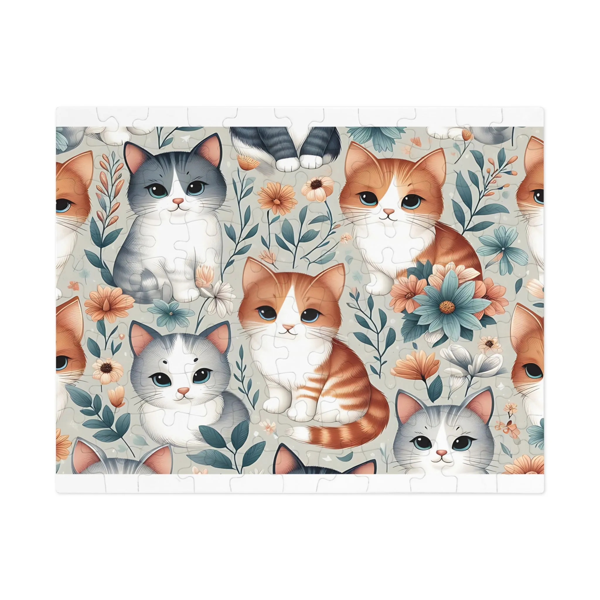 Jigsaw Puzzle, Cats, Personalised/Non-Personalised (30, 110, 252, 500,1000-Piece)