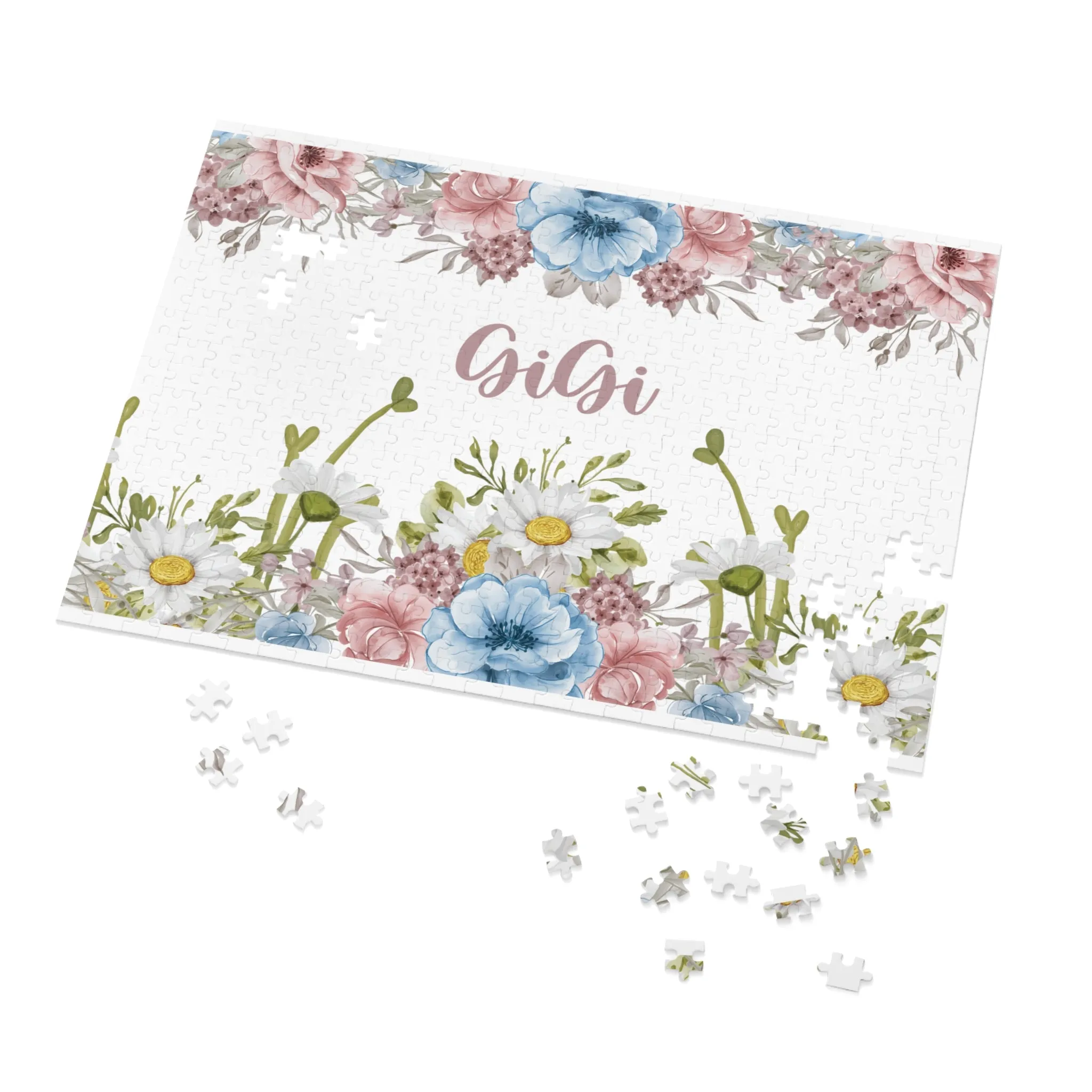 Jigsaw Puzzle, Floral, GiGi, Personalised/Non-Personalised (30, 110, 252, 500,1000-Piece)