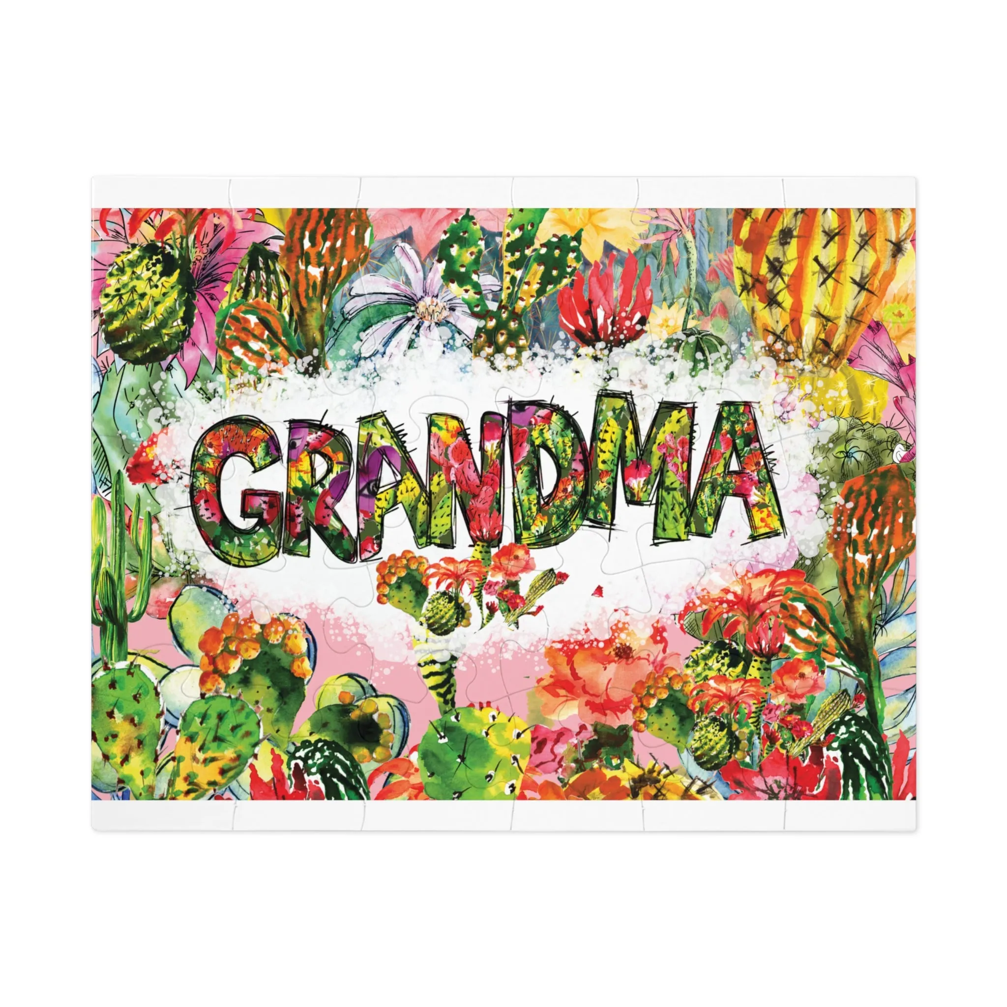 Jigsaw Puzzle, Grandma, Personalised/Non-Personalised (30, 110, 252, 500,1000-Piece)