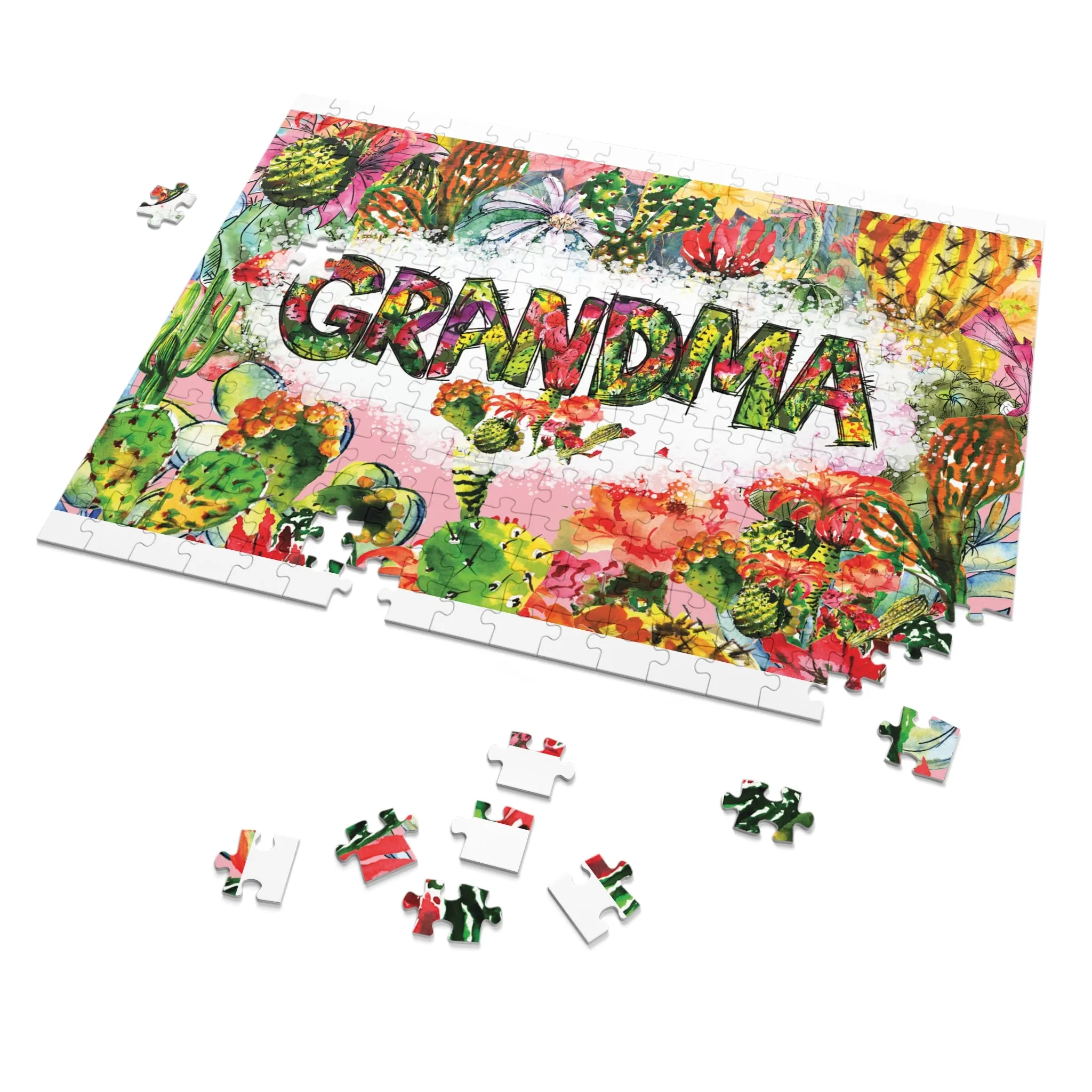 Jigsaw Puzzle, Grandma, Personalised/Non-Personalised (30, 110, 252, 500,1000-Piece)