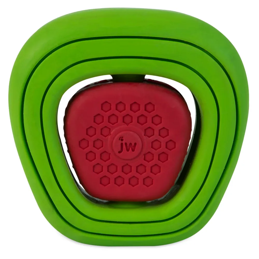 JW Apple Core Chew ee Toy for Dogs (Green/Red)