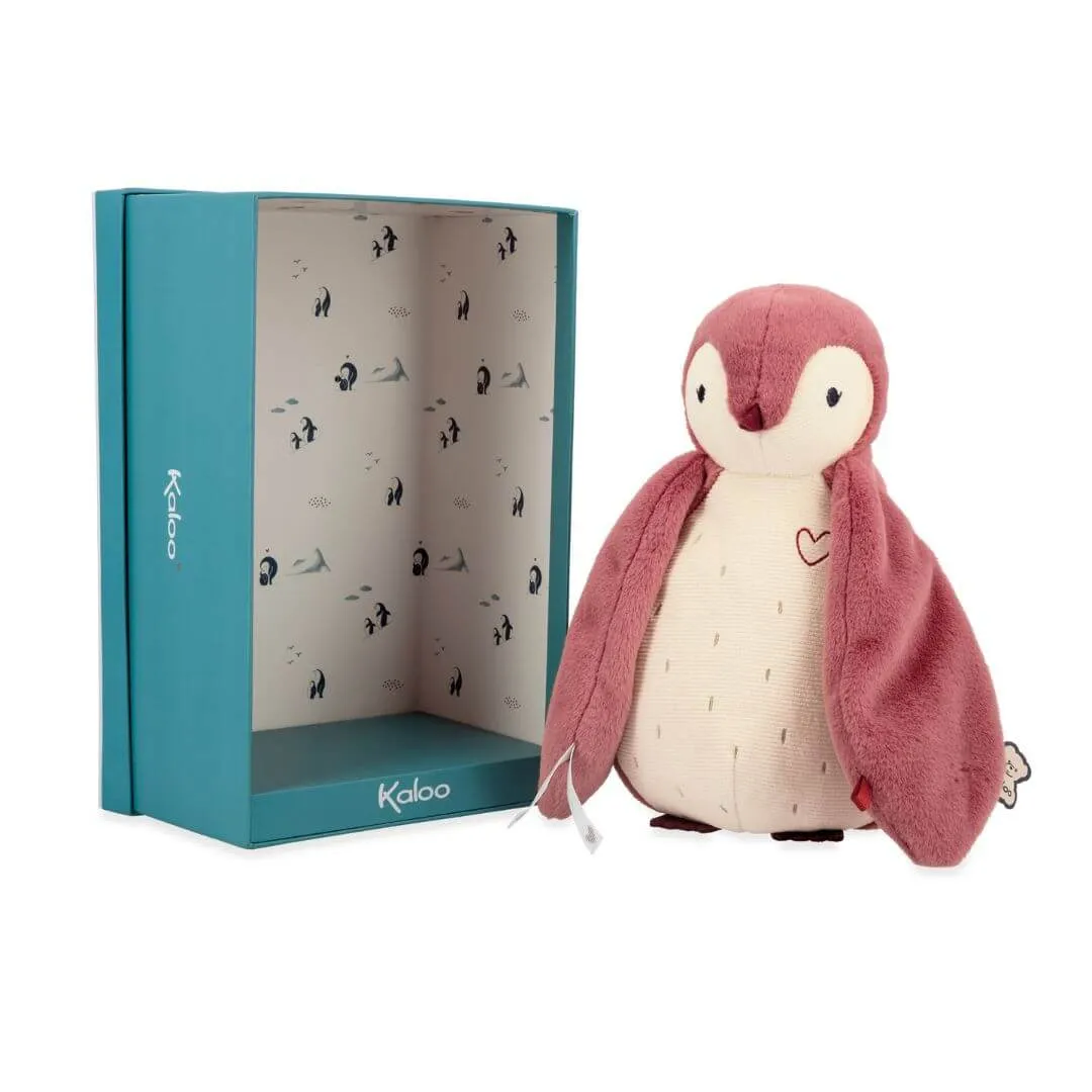 Kaloo Penguin Pink White Noise & Recorder