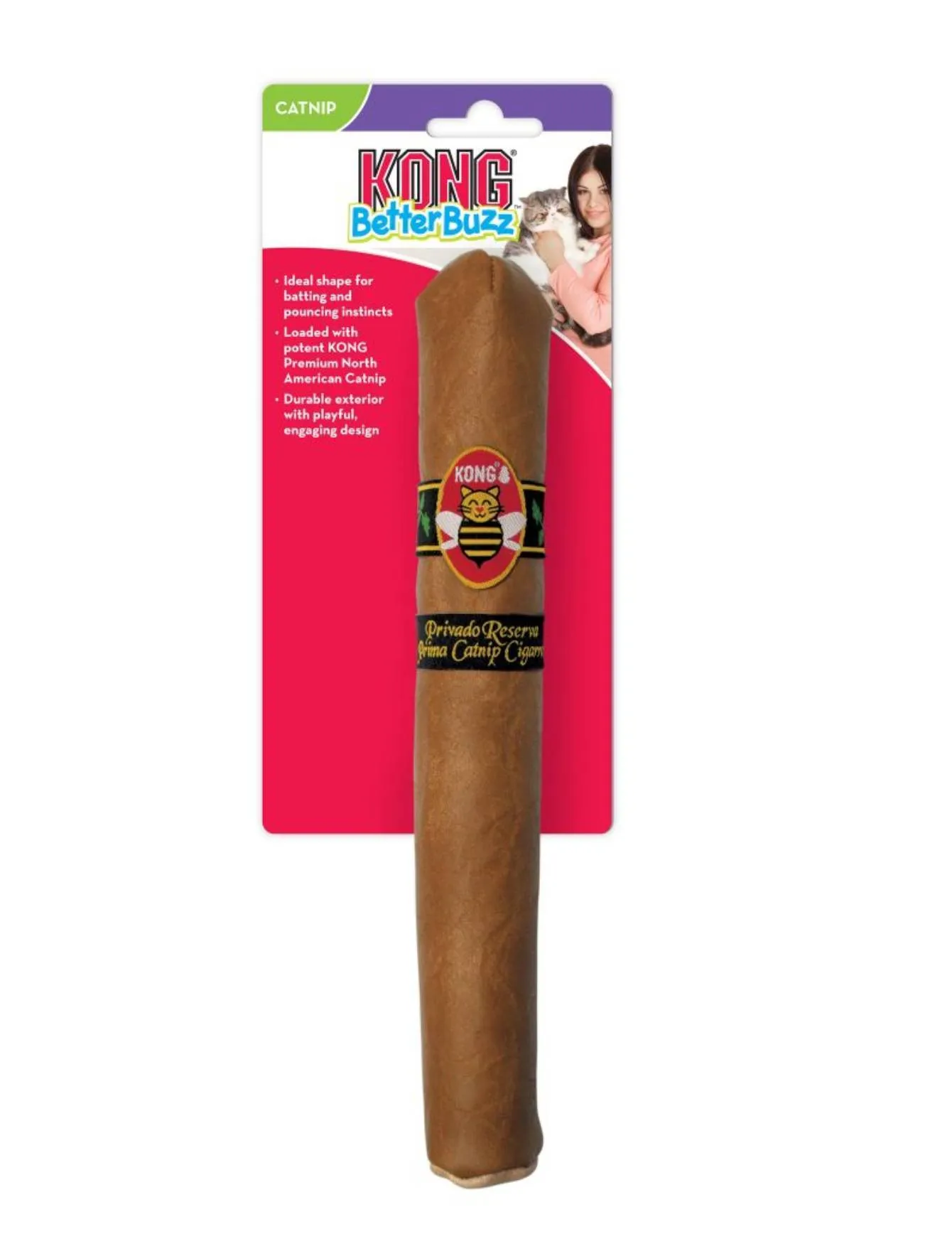 Kong Better Buzz Cigar Cat Toy