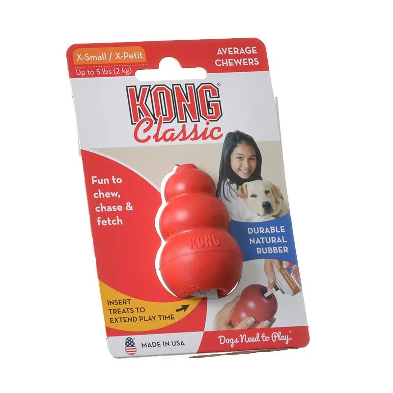 KONG Classic Dog Toy - Red