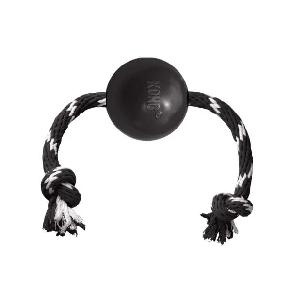 KONG Extreme Ball w/ Rope Dog Toy