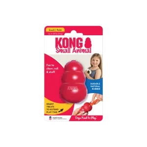 KONG Small Animal Toy - Classic Rubber (1 Size)