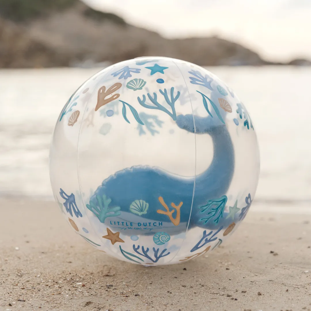 Little Dutch Inflatable Whale Beach Ball – Ocean Dreams Blue