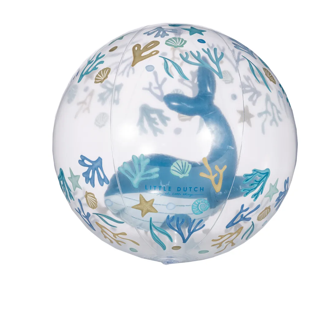 Little Dutch Inflatable Whale Beach Ball – Ocean Dreams Blue