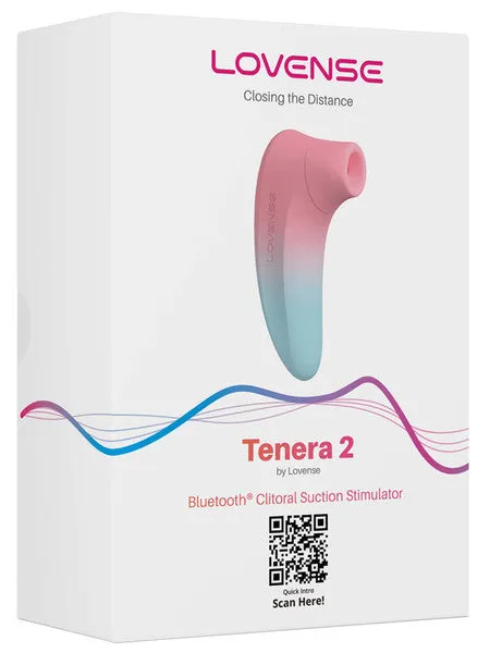 Lovense Tenera 2 App Controlled Rechargeable Clitoral Suction Stimulator