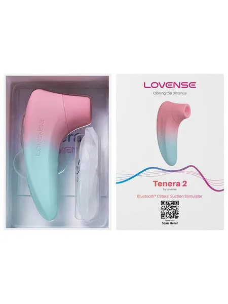 Lovense Tenera 2 App Controlled Rechargeable Clitoral Suction Stimulator