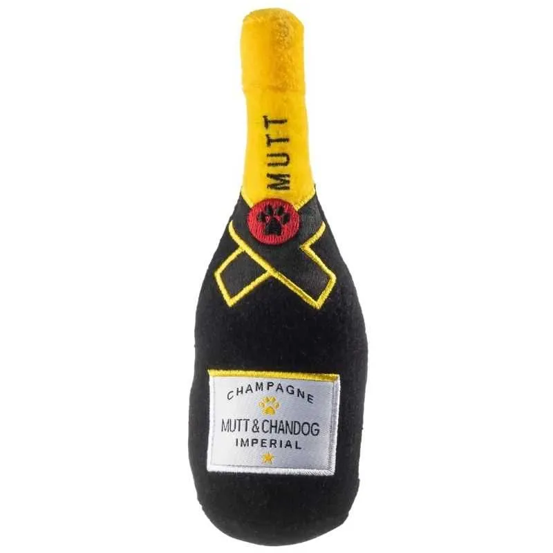 Mutt & Chandog Champagne Dog Toy