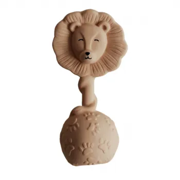 NATRUBA - NATURAL RATTLE TEETHER: LION