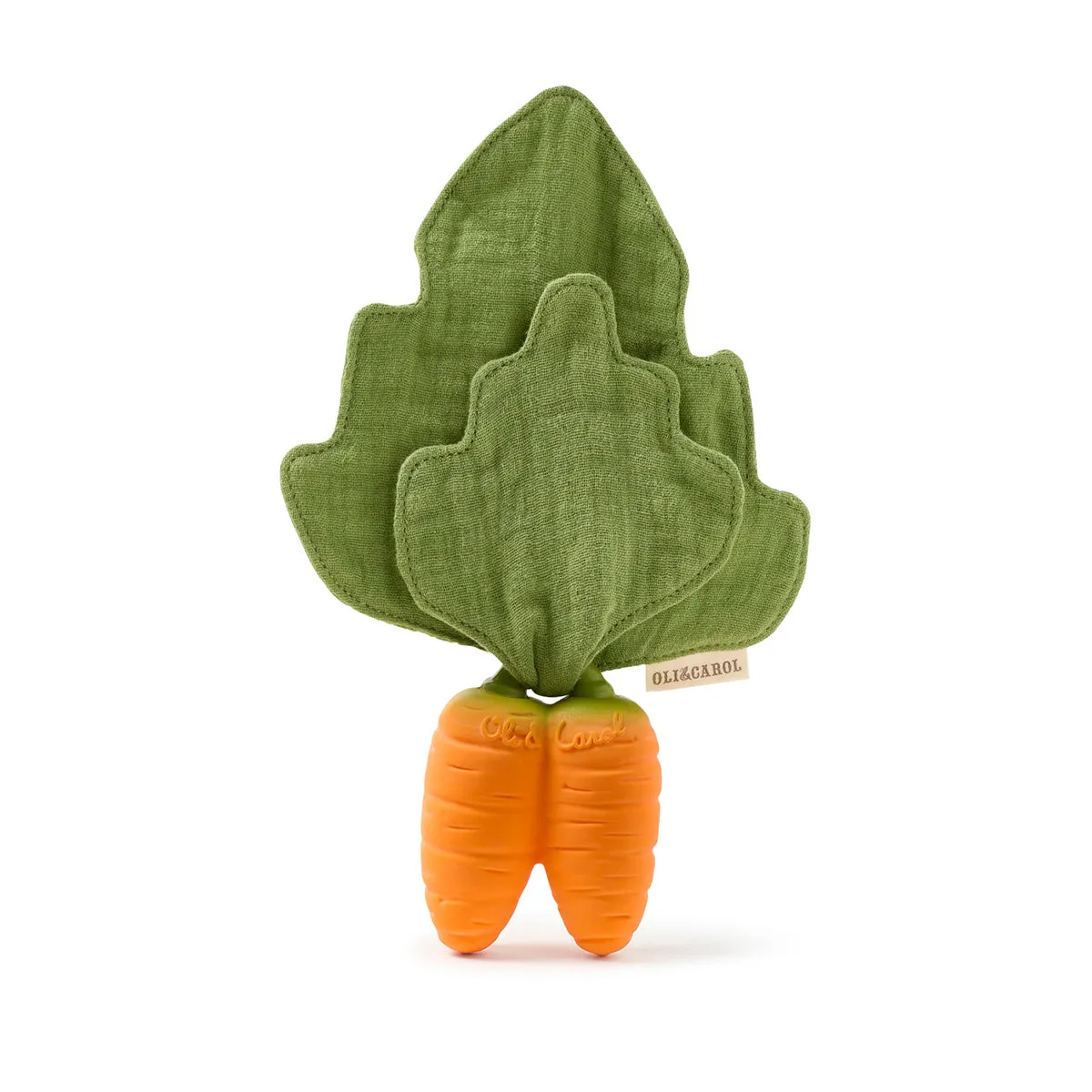 Oli & Carol Cathy the Carrot Mini Doudou Baby Teether