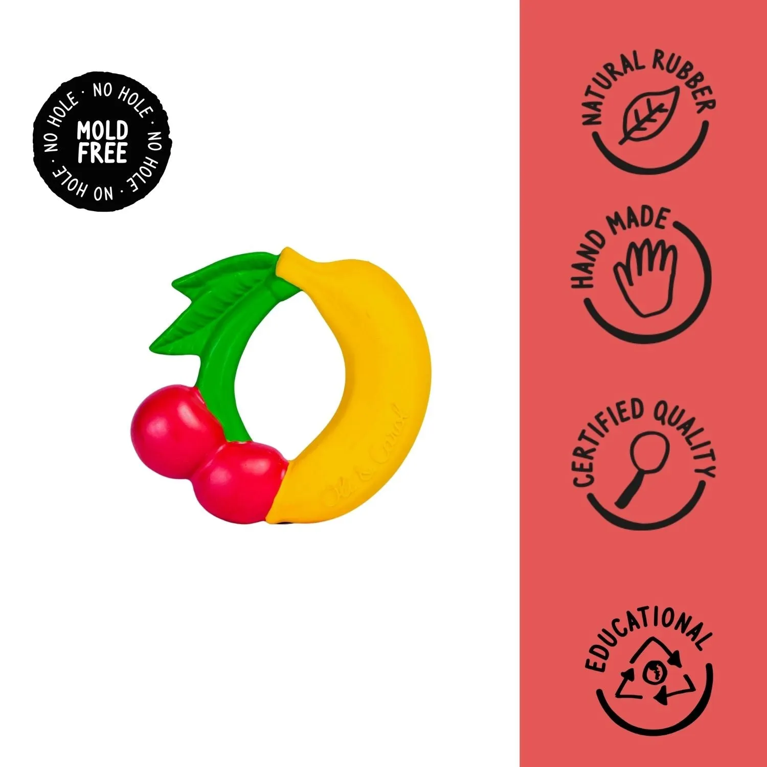 Oli & Carol Fruit Teething Ring