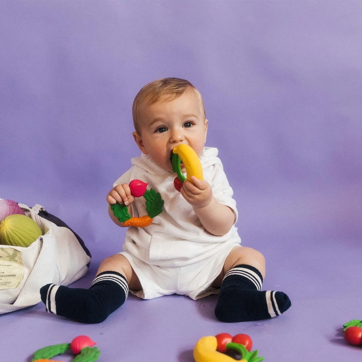 Oli & Carol Fruit Teething Ring