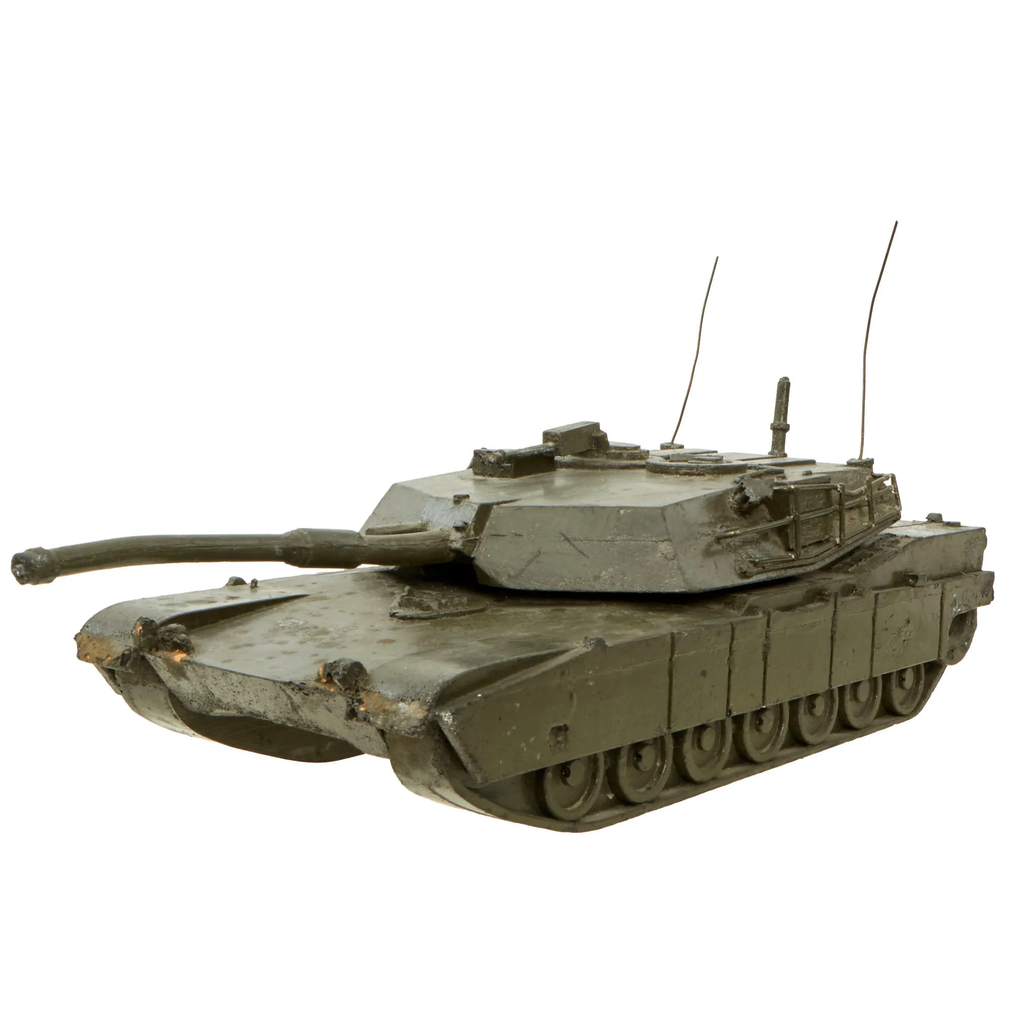 Original U.S. Cold War Era M1 Abrams Main Battle Tank Resin Model as used on Sand Tables and Terrain Models