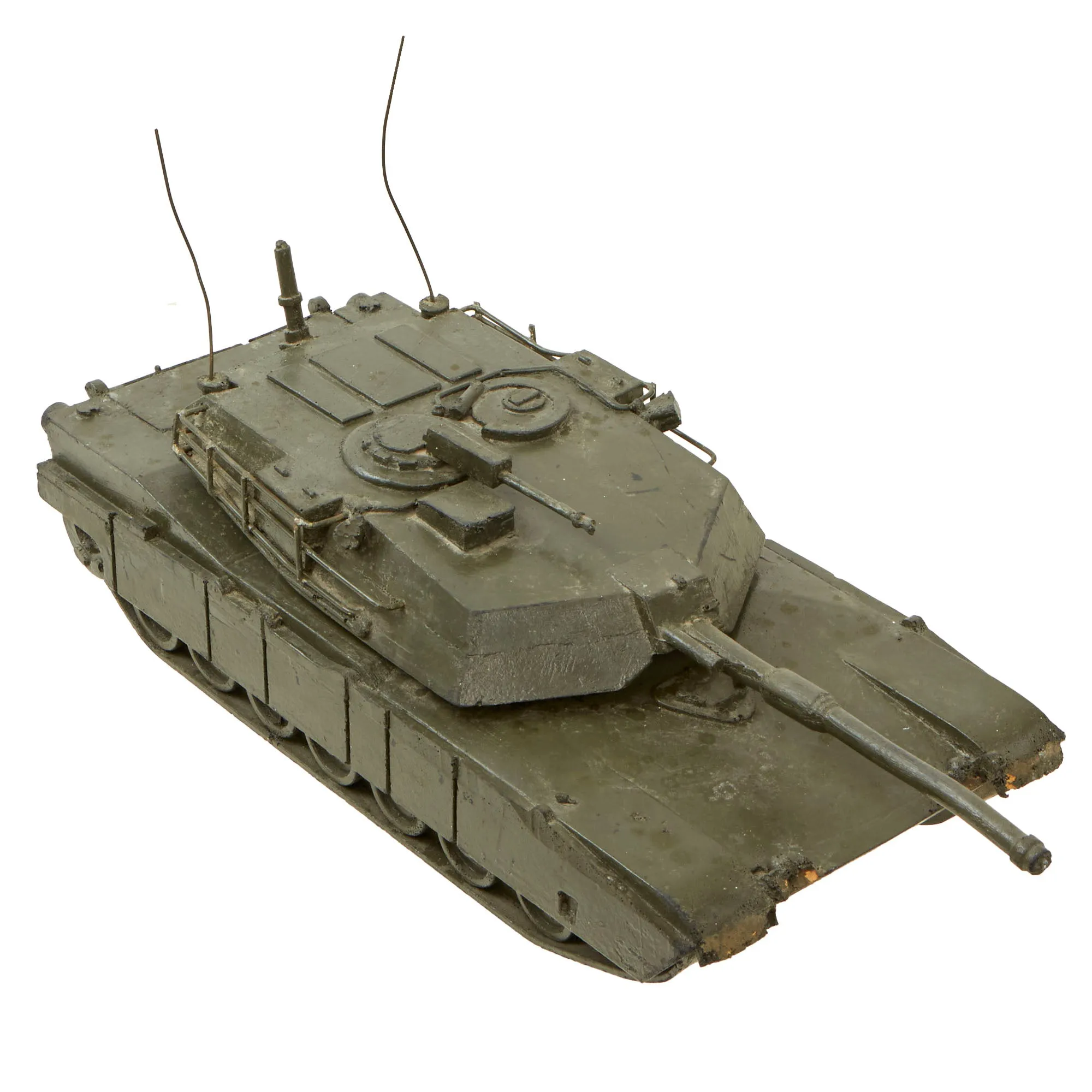 Original U.S. Cold War Era M1 Abrams Main Battle Tank Resin Model as used on Sand Tables and Terrain Models