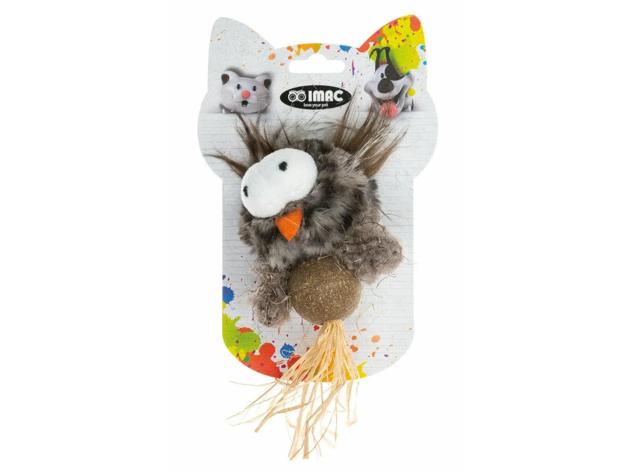 Owl With Catnip Ball