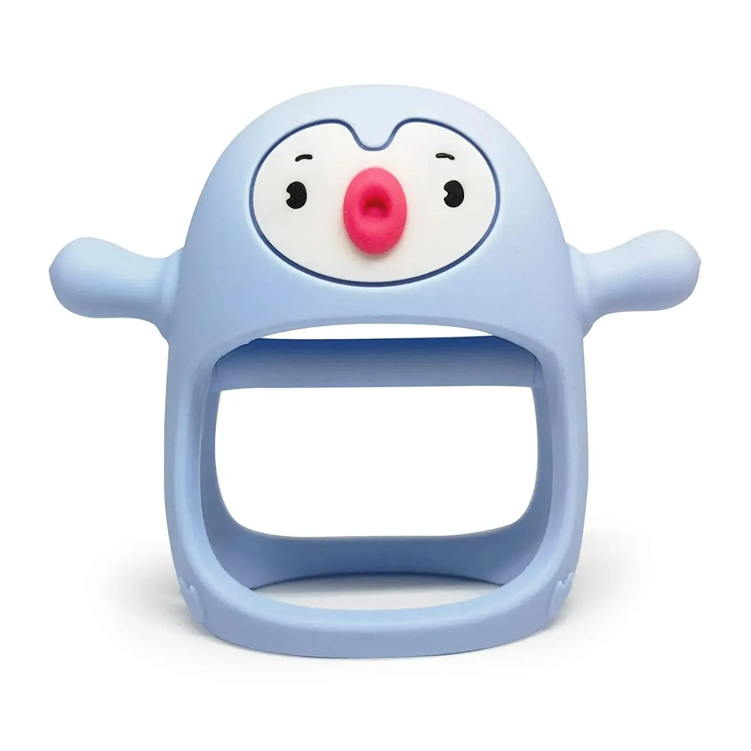 Penguin Teether Toy - Never Drop Silicone Teething Toys for Babies