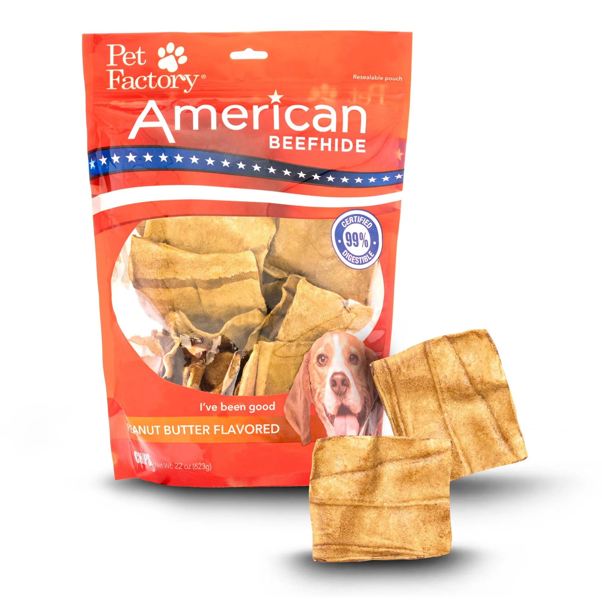 Pet Factory - American Beefhide 5" Chips Flavored Dog Treats