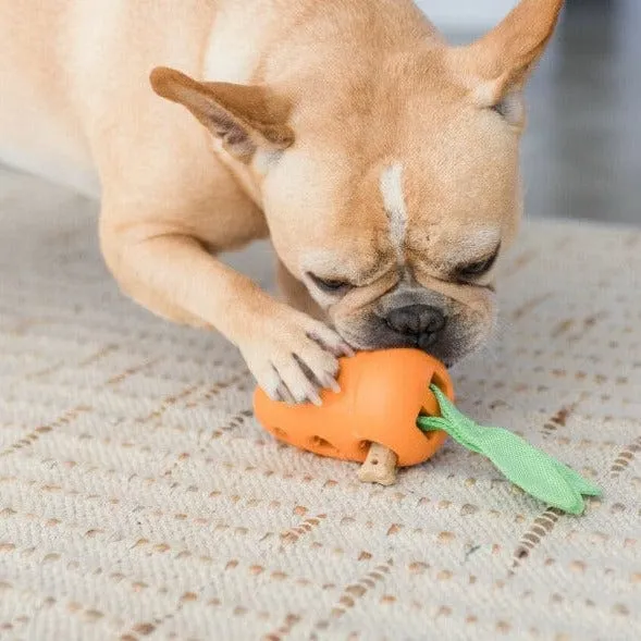 Petstages Carrot Stuffer Treat-Dispensing Interactive Dog Toy